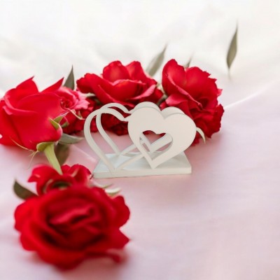 Салфетница "Два Сердца" №52