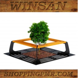 Парковая скамейка с решеткой SKV_1010640